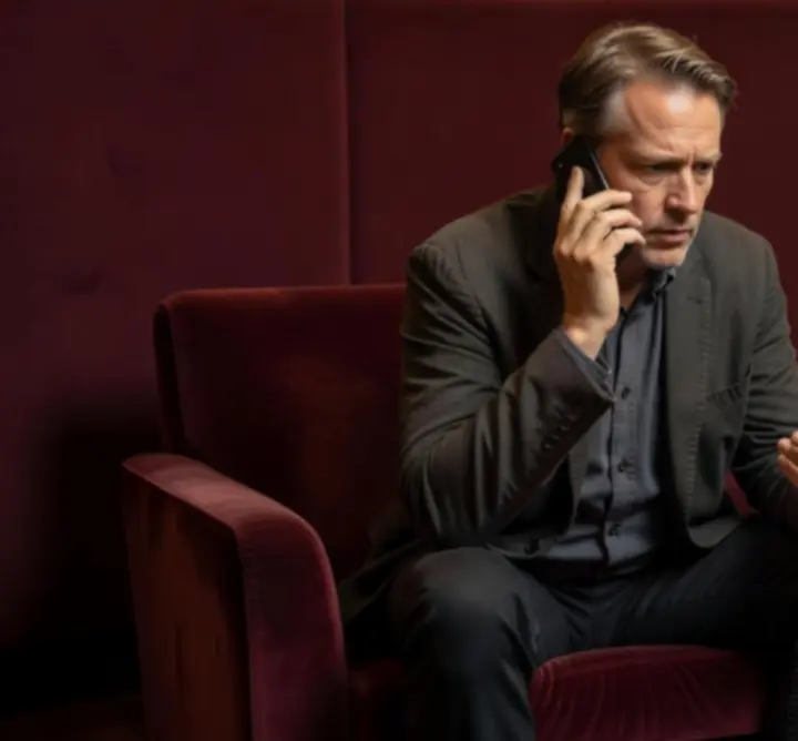 Medewerker die telefonische hulp biedt aan iemand met vragen over speelgedrag